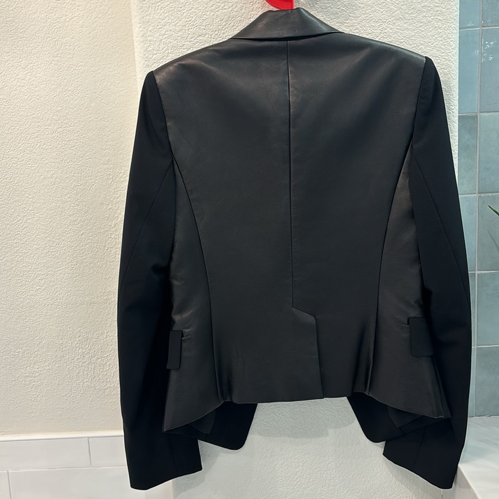 Alexander Wang leather panel blazer - Picture 6 of 7